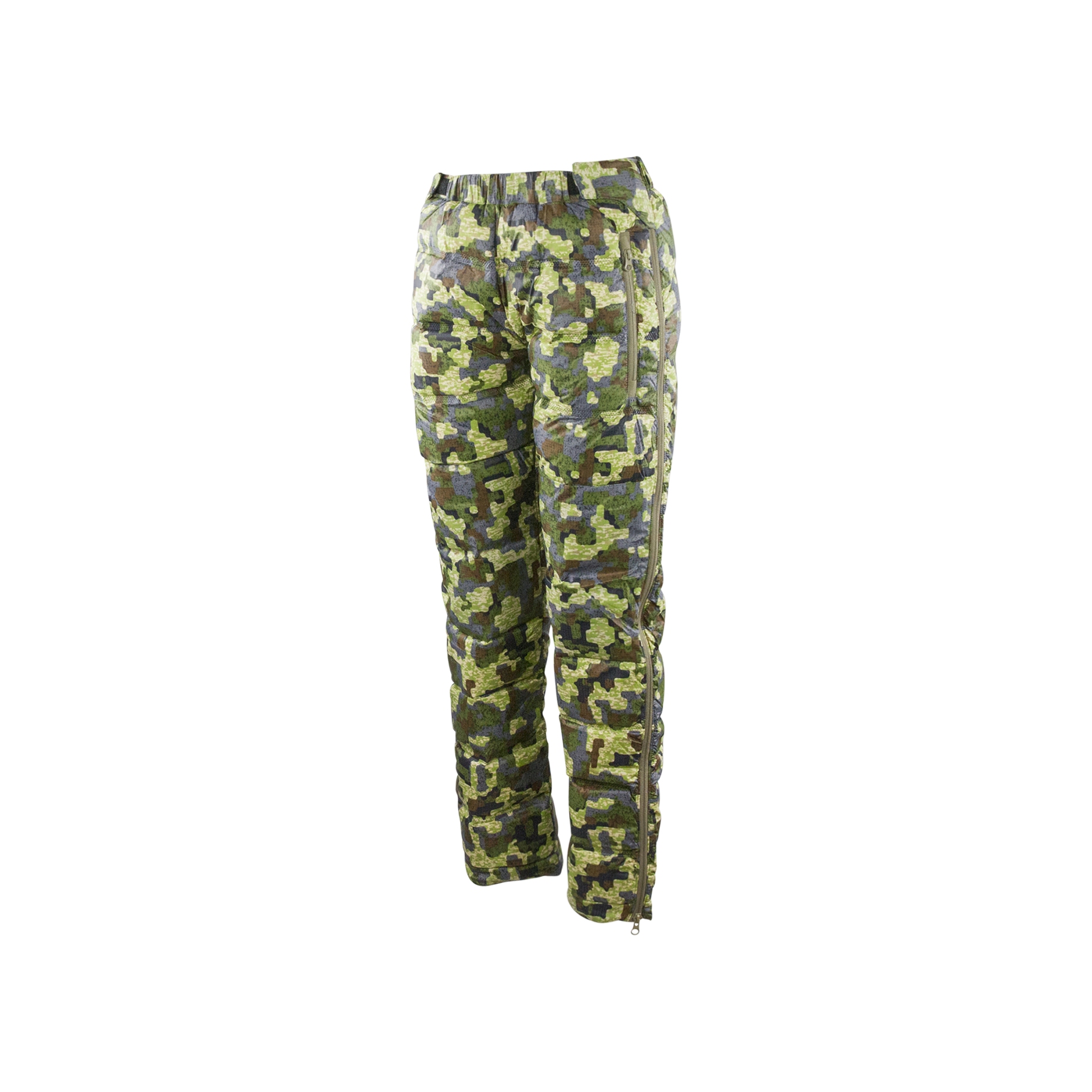 FORLOH Thermoneutral Down Pants Deep Cover Camo Side Angle