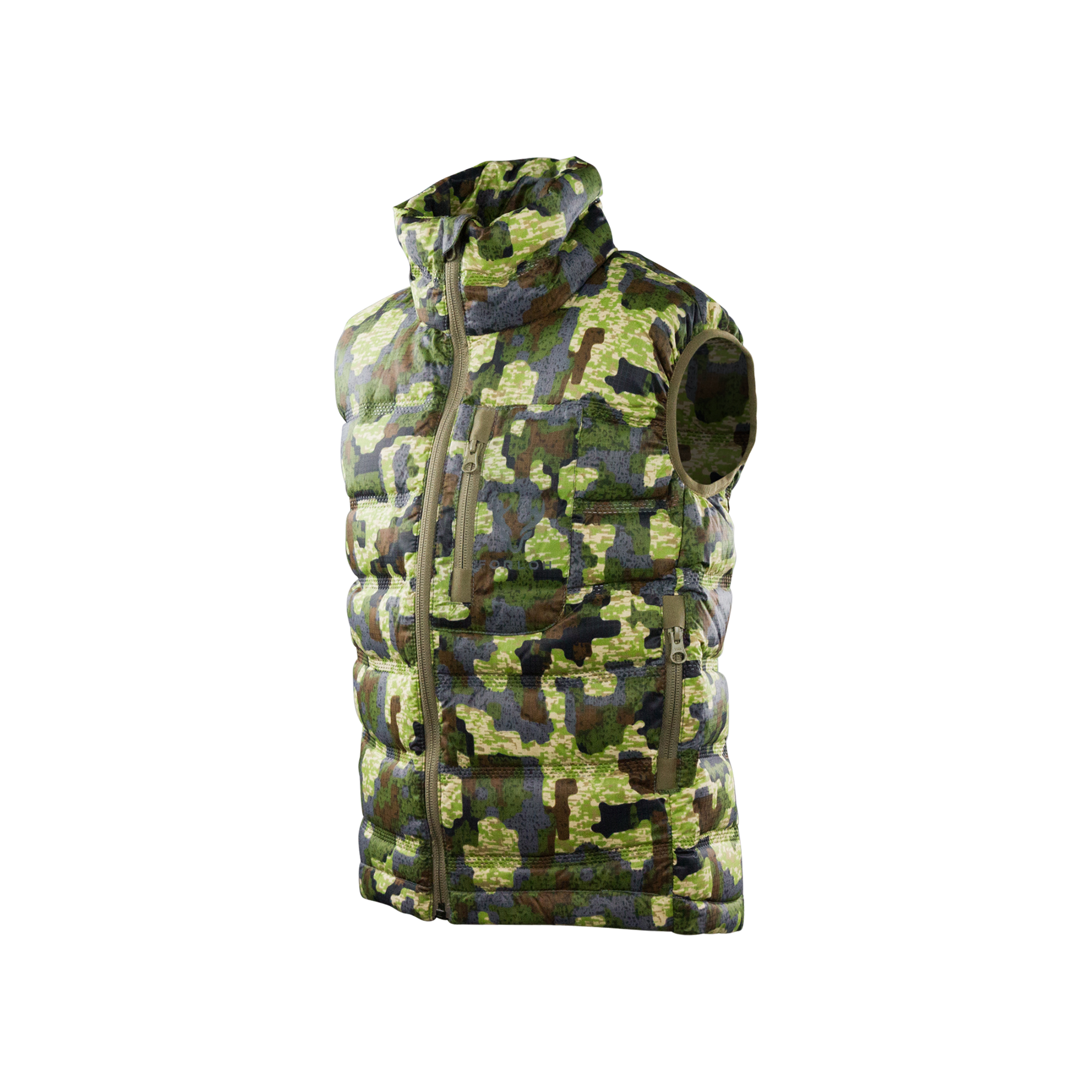 FORLOH Youth Thermoneutral Down Vest Deep Cover Camo, Front Side