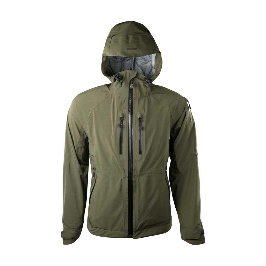 RVCA Fishtail Raincoat Mens Waterproof Jacket - Aloe